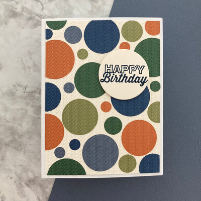 SLATE BLUE - Textured 12x12 Cardstock - Encore Paper