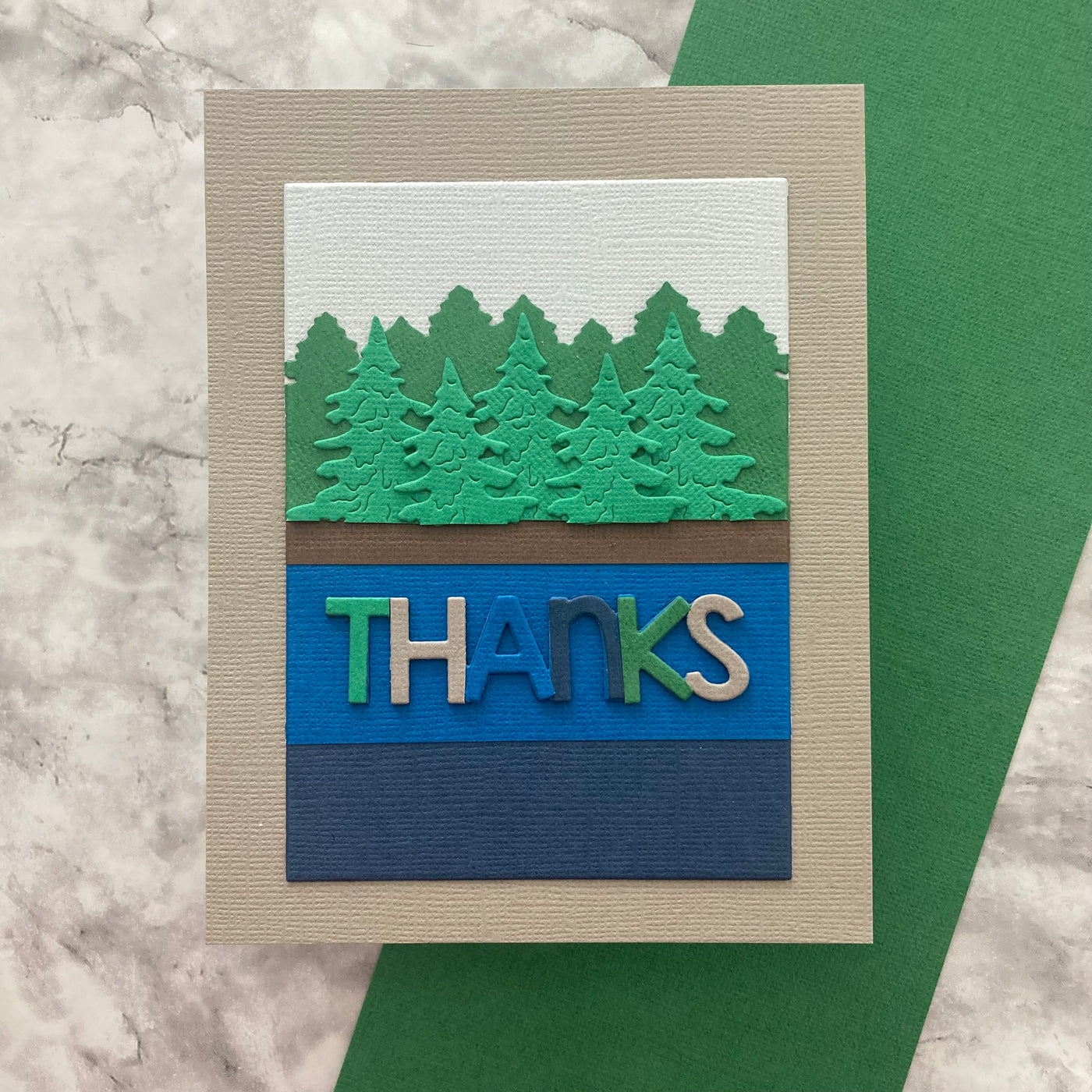 FOREST GREEN - Textured 12x12 Cardstock - Encore Paper