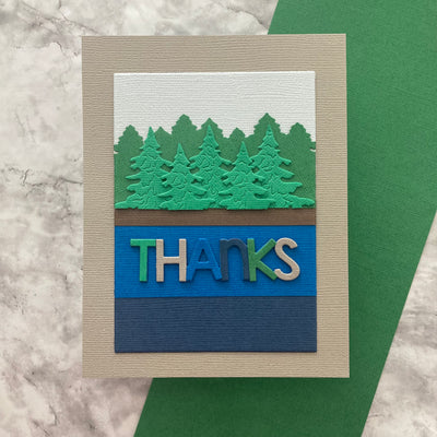 FOREST GREEN - Textured 12x12 Cardstock - Encore Paper