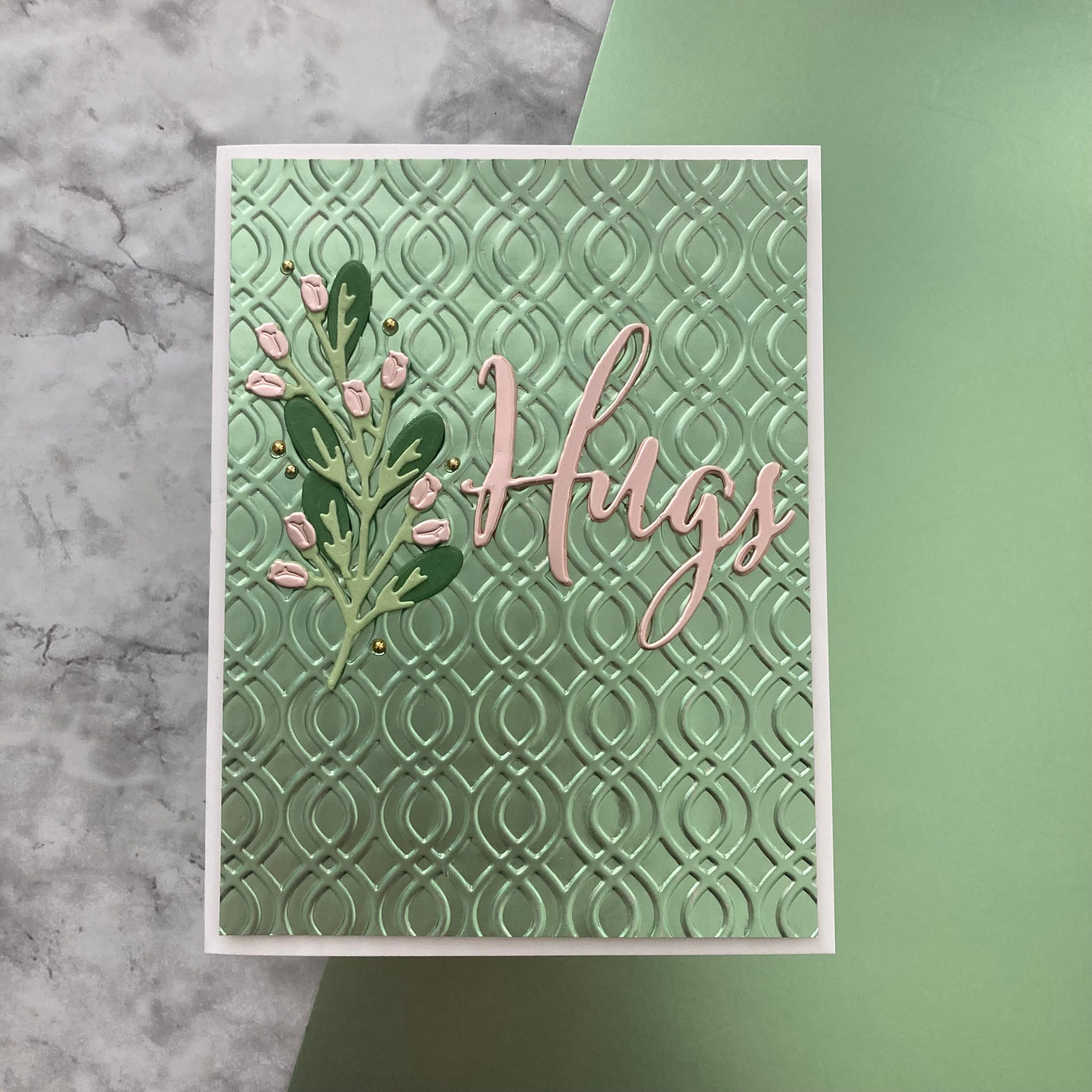 LIGHT GREEN Matte Foil Cardstock - 12x12 Foil Cardstock - Encore