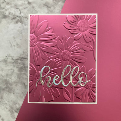 GLAMOUR PINK Matte Foil Cardstock - 12x12 Foil Cardstock - Encore