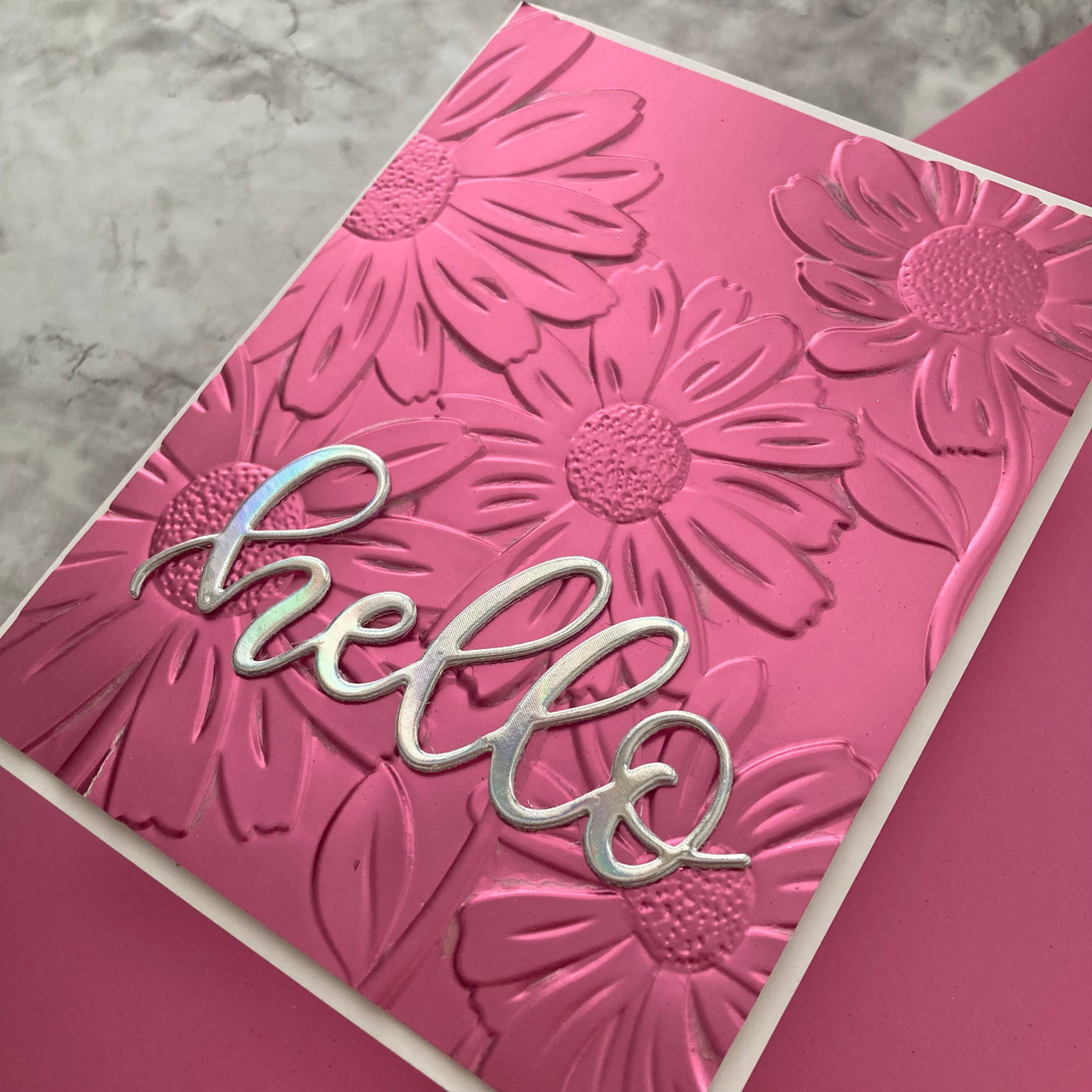 GLAMOUR PINK Matte Foil Cardstock - 12x12 Foil Cardstock - Encore