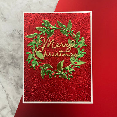 ORNAMENT RED Matte Foil Cardstock - 12x12 Foil Cardstock - Encore