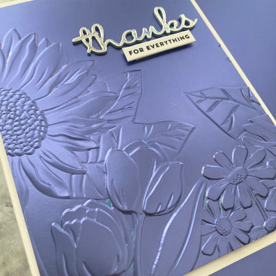 PERIWINKLE Matte Foil Cardstock - 12x12 Foil Cardstock - Encore