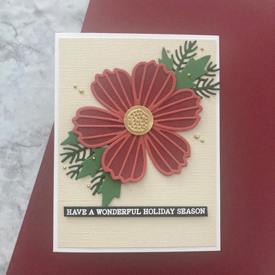 RED WINE - Textured 12x12 Cardstock - Encore Paper