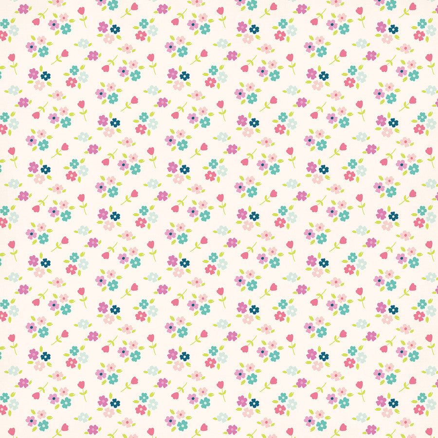 IMAGINE THAT GIRL 4X6 JOURNALING CARDS - 12x12 Double-Sided Patterned Paper - Echo Park