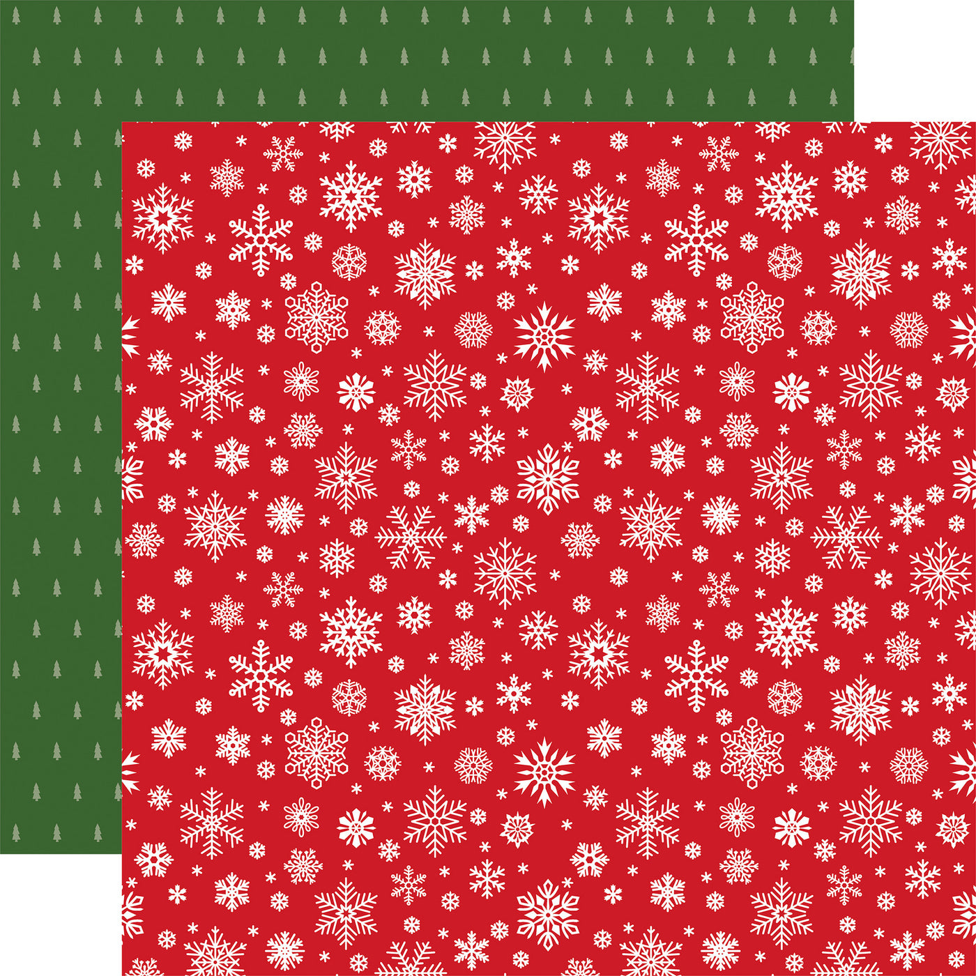 SILENT SNOWFALL - 12x12 Double-Sided Patterned Paper - Echo Park