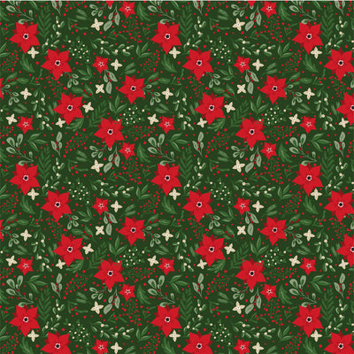 FESTIVE FLORAL - 12x12 Double-Sided Patterned Paper - Echo Park