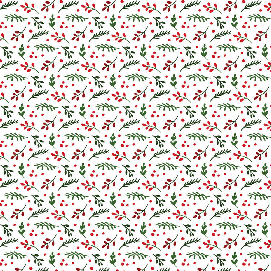 HOLLY BERRY - 12x12 Double-Sided Patterned Paper - Echo Park