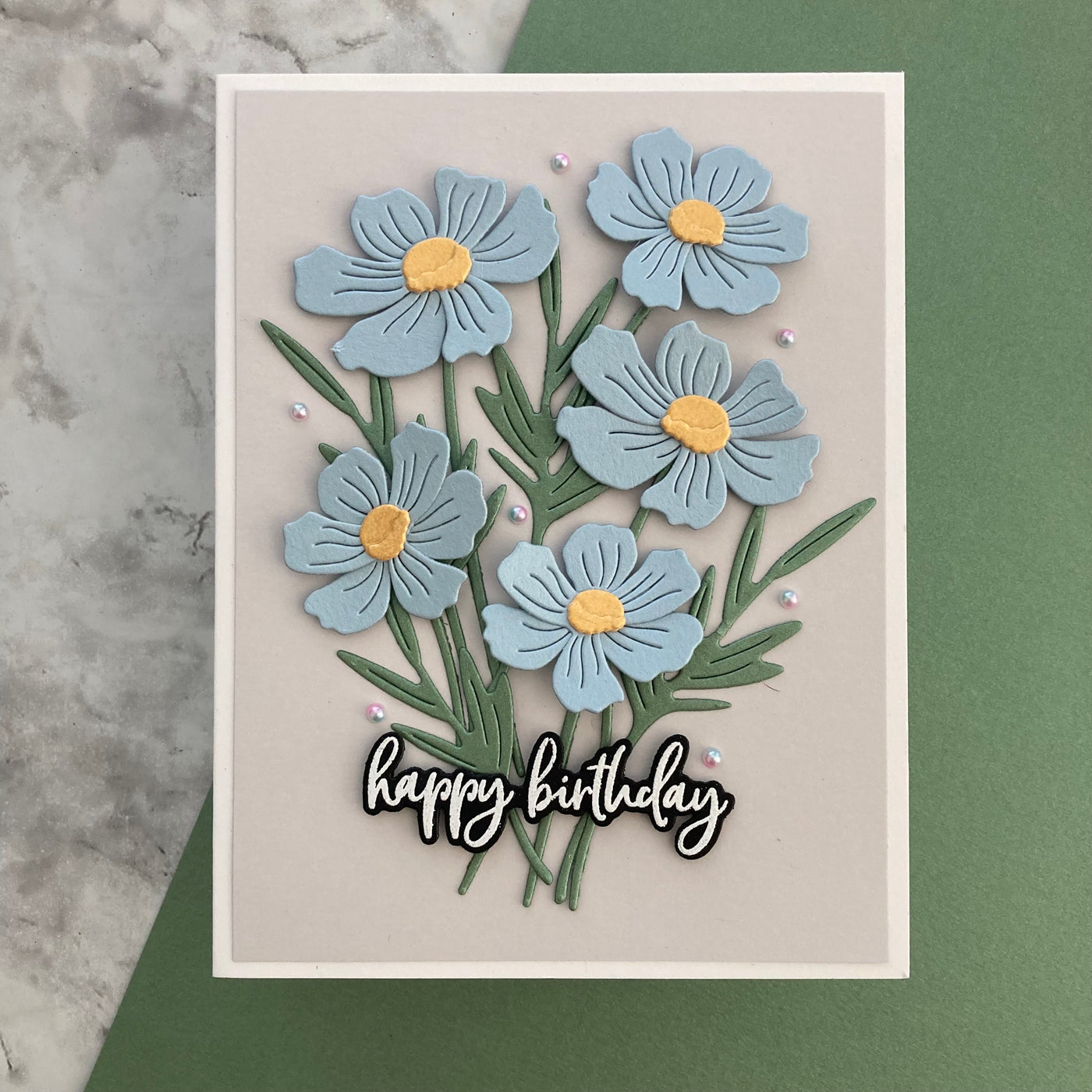Handmade Card featuring Encore Dazzle in Sparkling Green