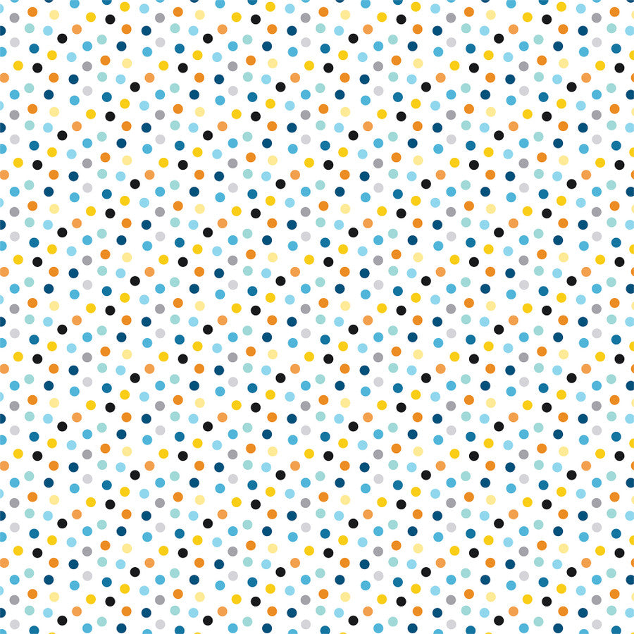 PLAY HARD DOTS - 12x12 Double-Sided Patterned Paper - Echo Park
