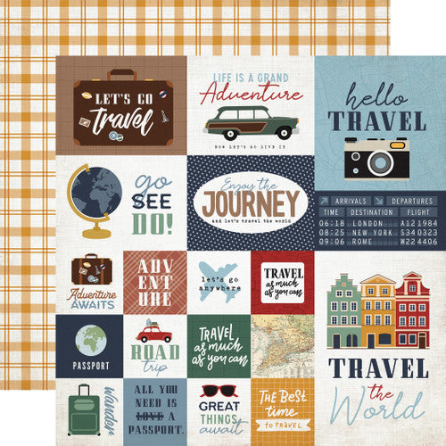 LET'S GO TRAVEL 12x12 Collection Kit - Echo Park