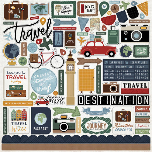 LET'S GO TRAVEL 12x12 Collection Kit - Echo Park