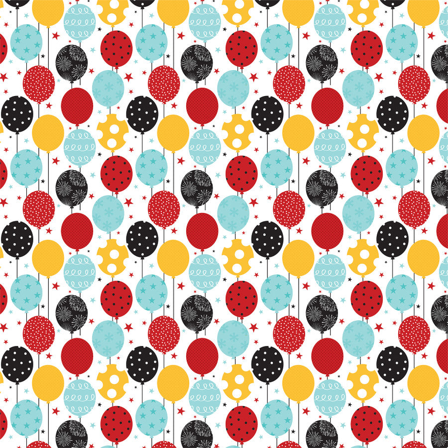 BALLOONS - 12x12 Double-Sided Patterned Paper - Echo Park