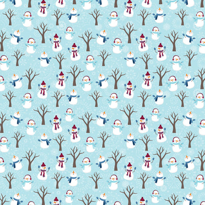SNOWMAN FUN - 12x12 Double-Sided Patterned Paper - Echo Park