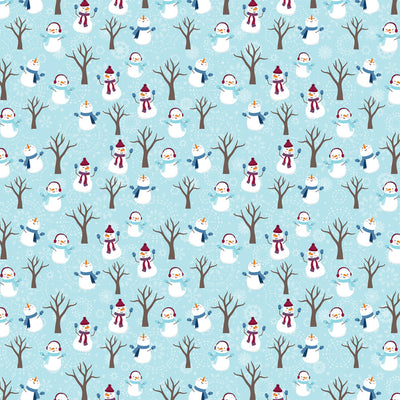 SNOWMAN FUN - 12x12 Double-Sided Patterned Paper - Echo Park