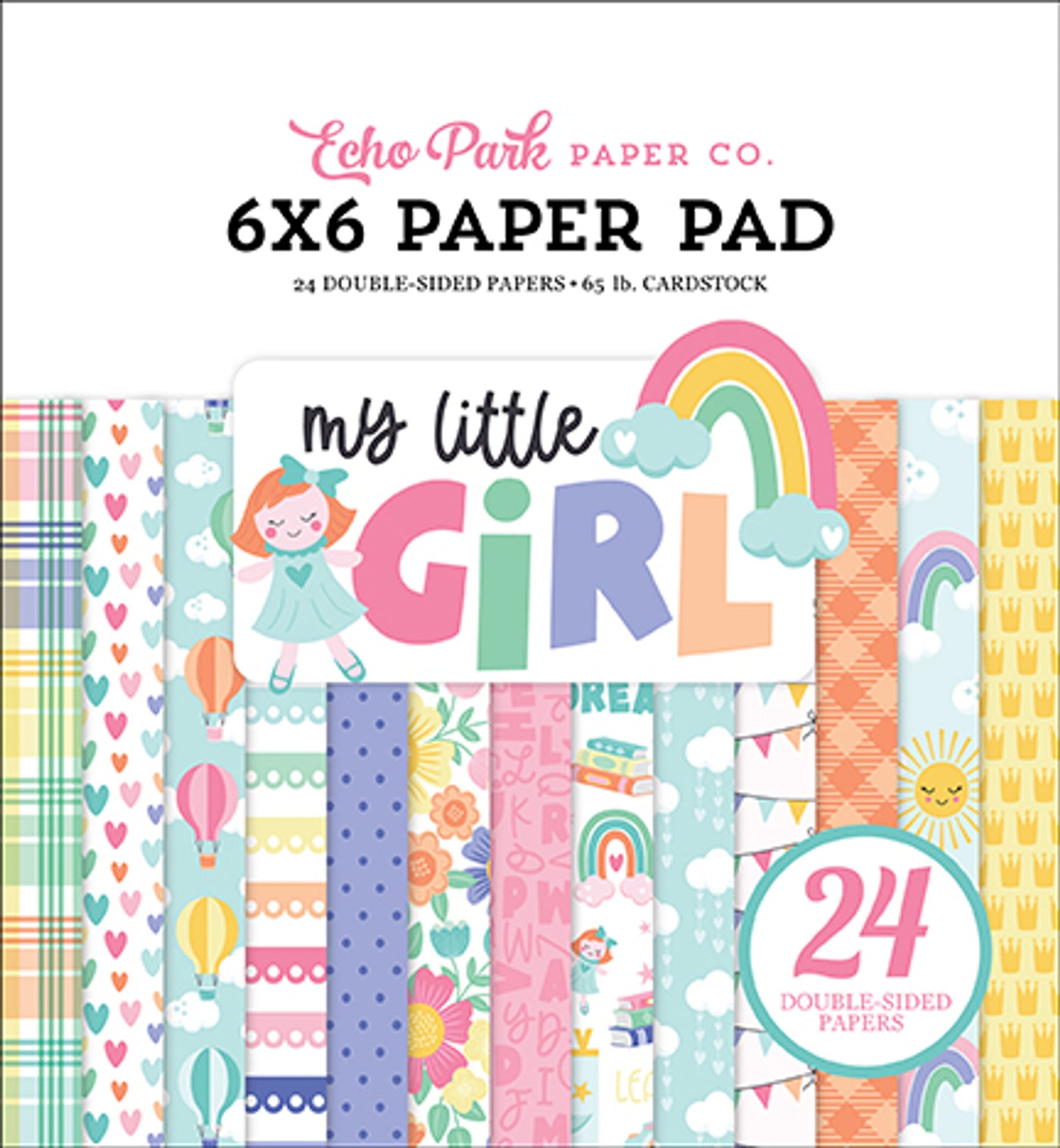 The 6x6 pad features cute designs and colors to celebrate the love for a little girl! Fun for cards and papercrafts. Includes 24 double-sided pages.
