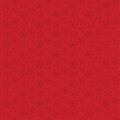 POINSETTIAS AND PINE - 12x12 Double-Sided Patterned Paper - Echo Park