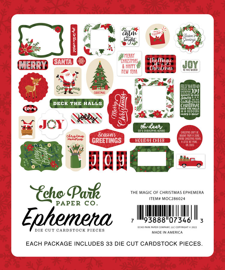 THE MAGIC OF CHRISTMAS Ephemera - Echo Park