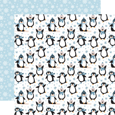 PLAYFUL PENGUIN - 12x12 Double-Sided Patterned Paper - Echo Park