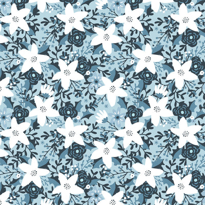 FROSTED FLOWERS - 12x12 Double-Sided Patterned Paper - Echo Park