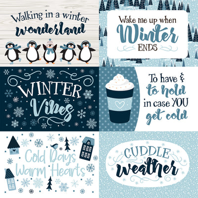 MAGIC OF WINTER 6X4 JOURNALING CARDS - 12x12 Double-Sided Patterned Paper - Echo Park