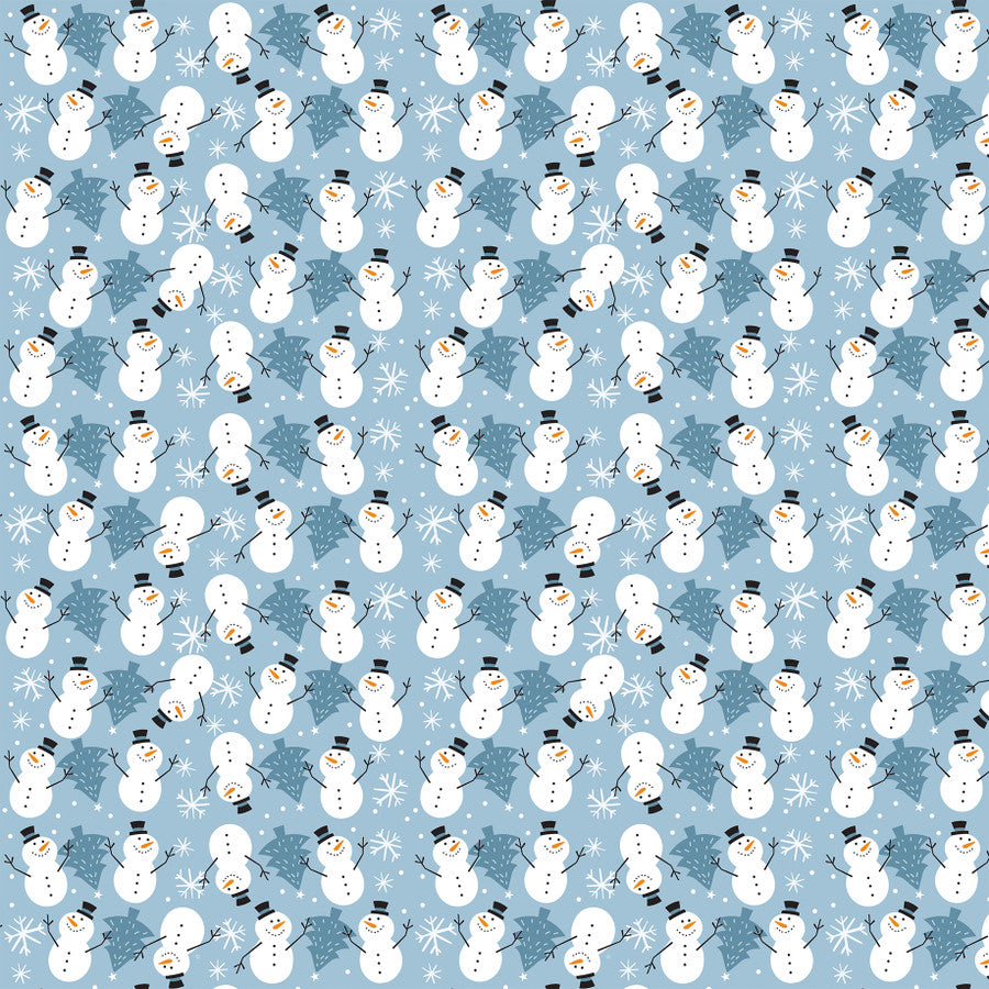 SNOWY DAYS - 12x12 Double-Sided Patterned Paper - Echo Park