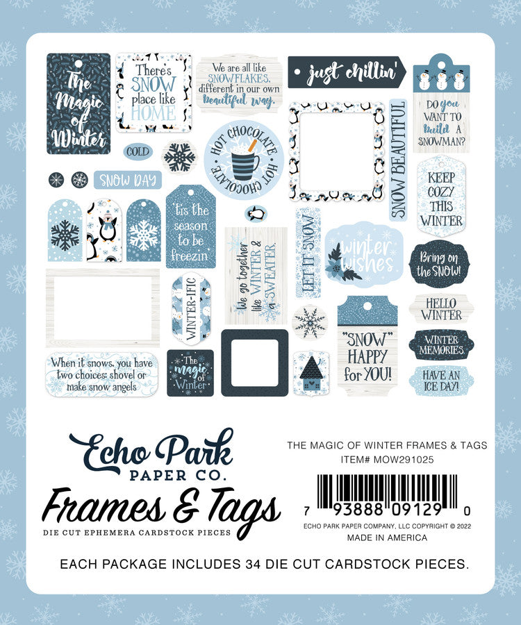 THE MAGIC OF WINTER Frames & Tags - Echo Park
