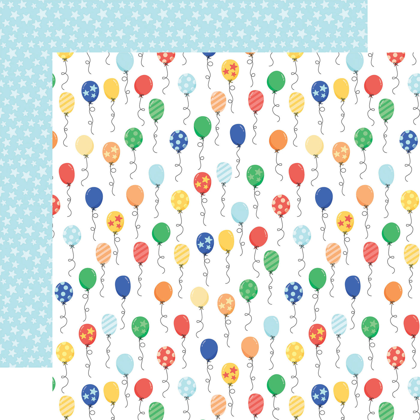 Echo Park Paper - PARTY TIME BALOONS - 12x12 Double-Sided Paper – The 12x12 Cardstock Shop echo-park-paper-party-time-baloons-12x12-double-sided-paper-the-12x12-cardstock-shop
