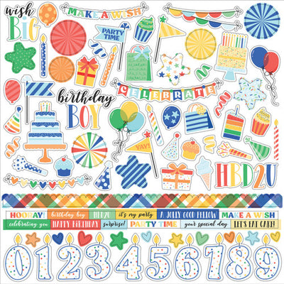 MAKE A WISH BIRTHDAY BOY 12x12 Collection Kit - Echo Park
