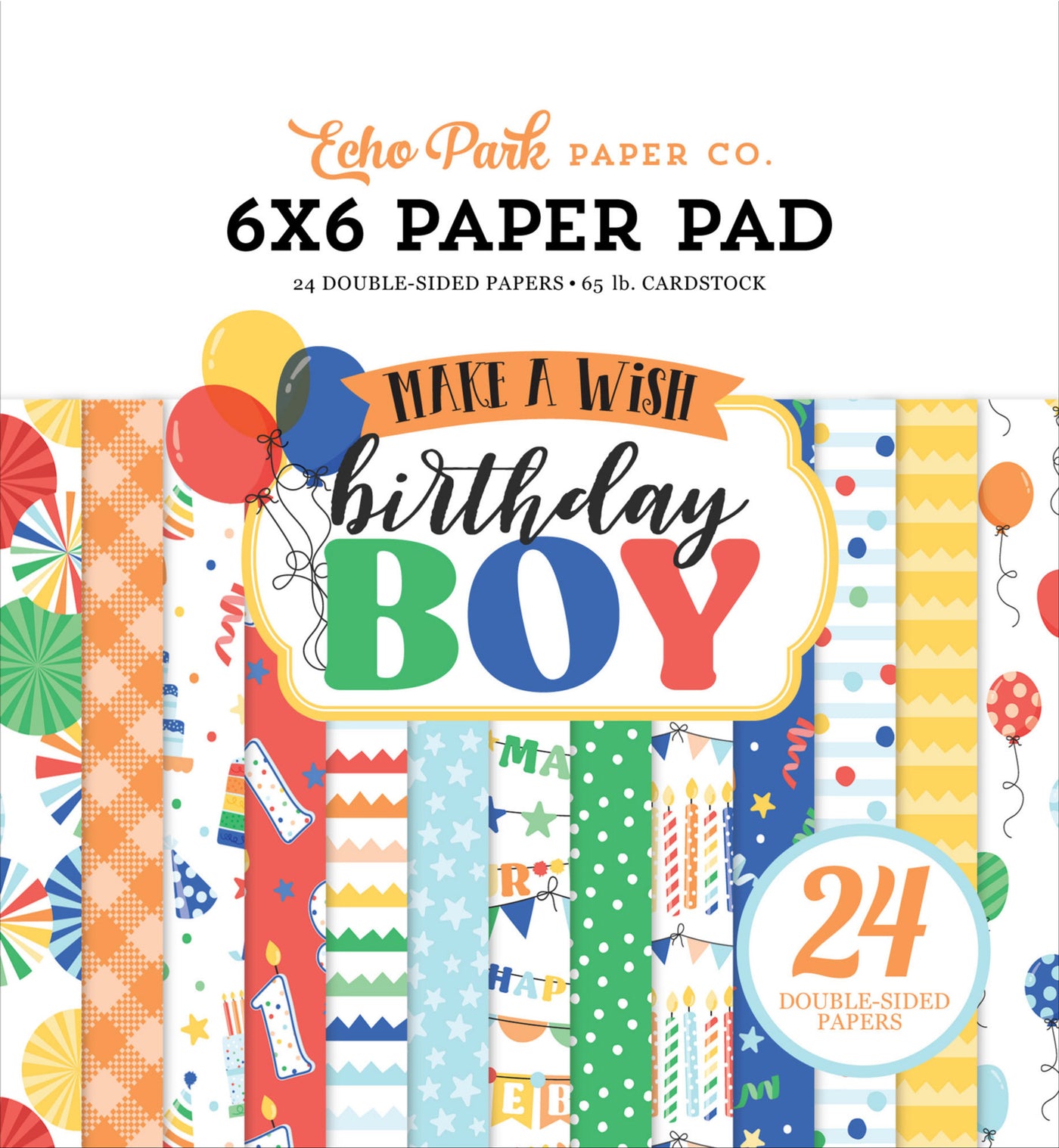 The Make-A-Wish Birthday Boy 6x6 Paper Pad by Echo Park is a delightful collection of premium quality papers to celebrate little boys' birthdays. This paper pad features charming patterns, vibrant colors, and playful illustrations that perfectly capture the joy and excitement of birthdays.