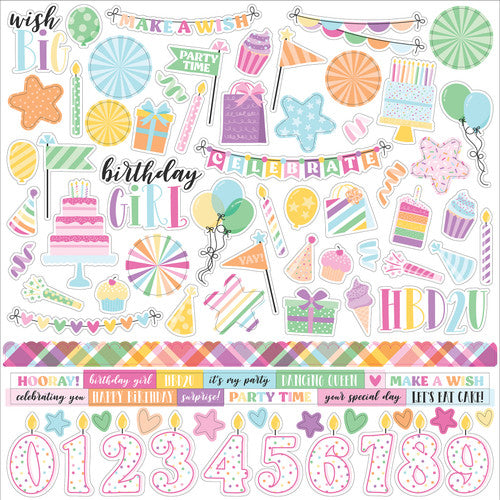 MAKE A WISH BIRTHDAY GIRL 12x12 Collection Kit - Echo Park