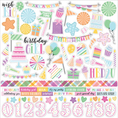 MAKE A WISH BIRTHDAY GIRL 12x12 Collection Kit - Echo Park