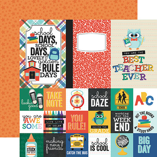 OFF TO SCHOOL 12x12 Collection Kit - Echo Park