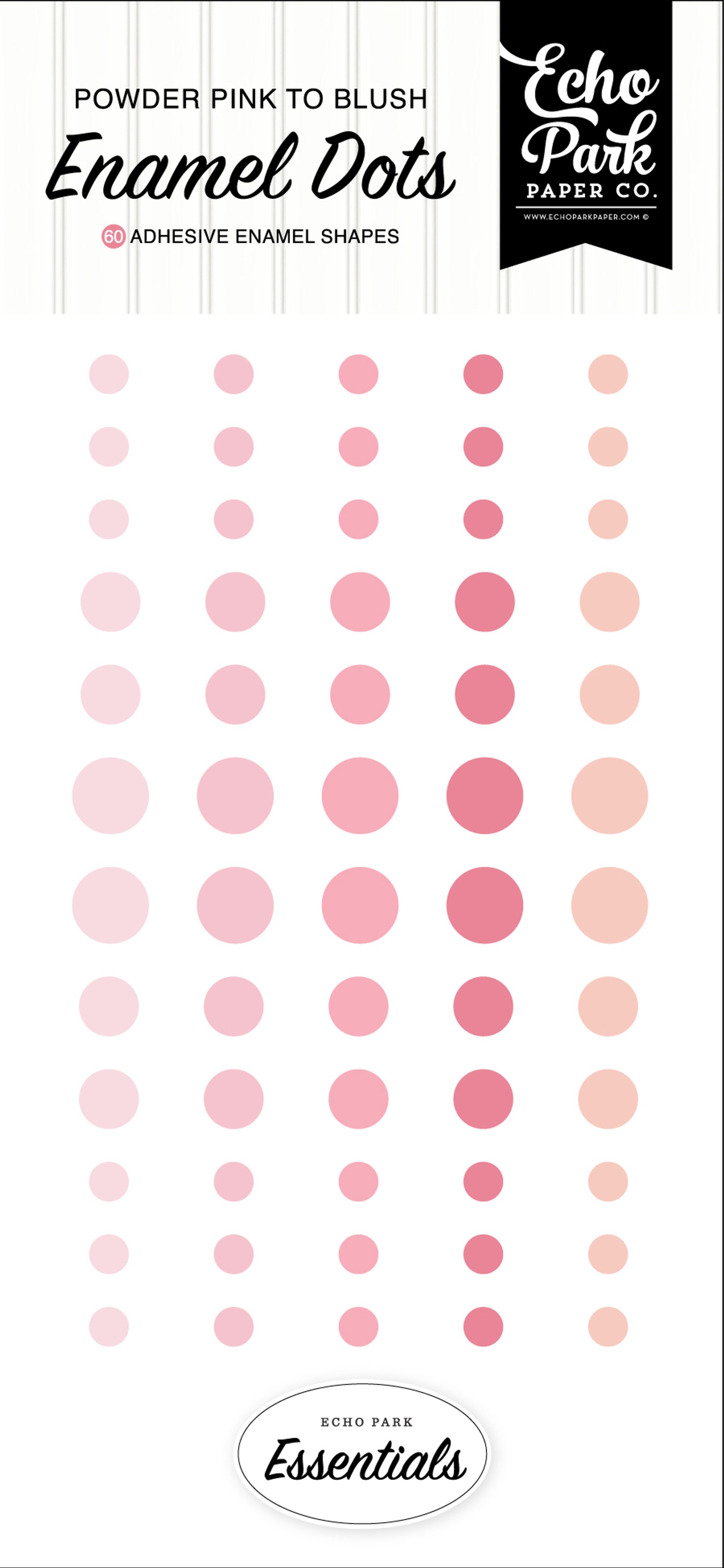 PINK ESSENTIALS Enamel Dots - Echo Park – The 12x12 Cardstock Shop