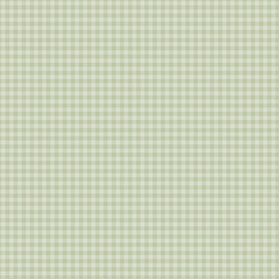 12x12 double-sided patterned paper. Side A - sage green-colored gingham pattern, Side B - sage green gingham with a smaller design set. Archival quality.