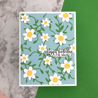 Handmade card featuring Encore Parsley cardstock