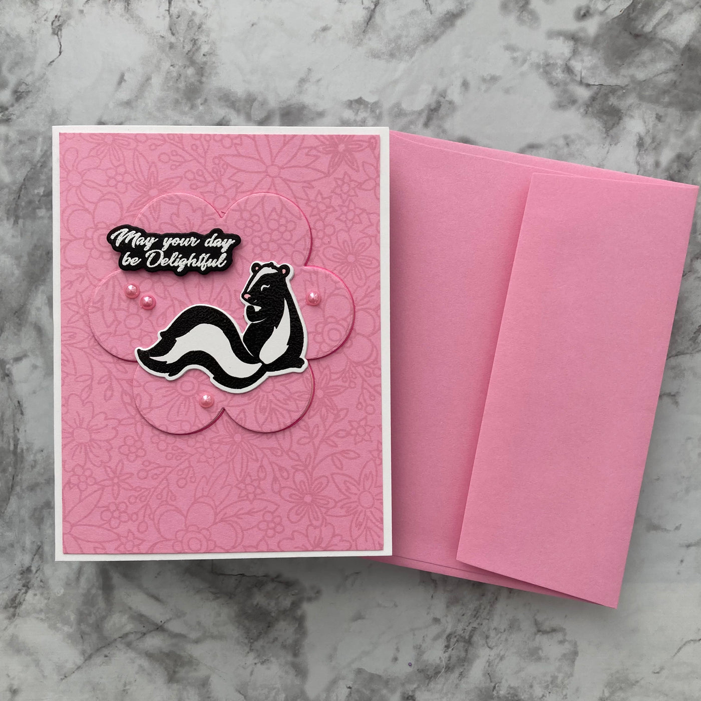 Kate Pop-Tone Cotton Candy Handmade Card