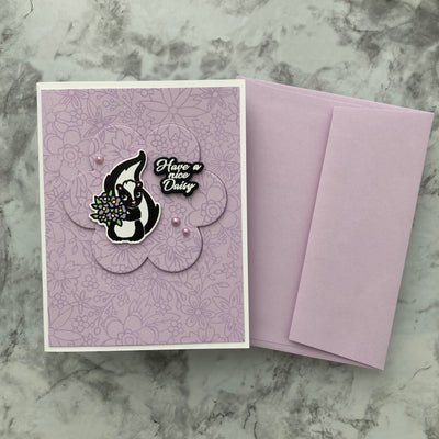 handmade stamped card featuring grapesicle pop-tone