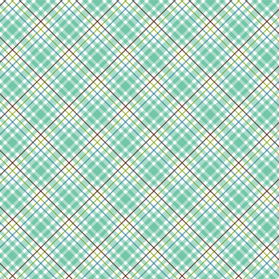 SWEET BOY PLAID - 12x12 Double-Sided Patterned Paper - Echo Park