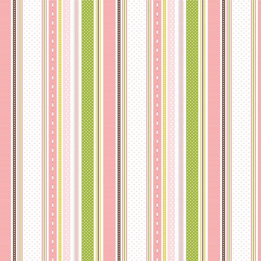 BABY RIBBONS - 12x12 Double-Sided Patterned Paper - Echo Park