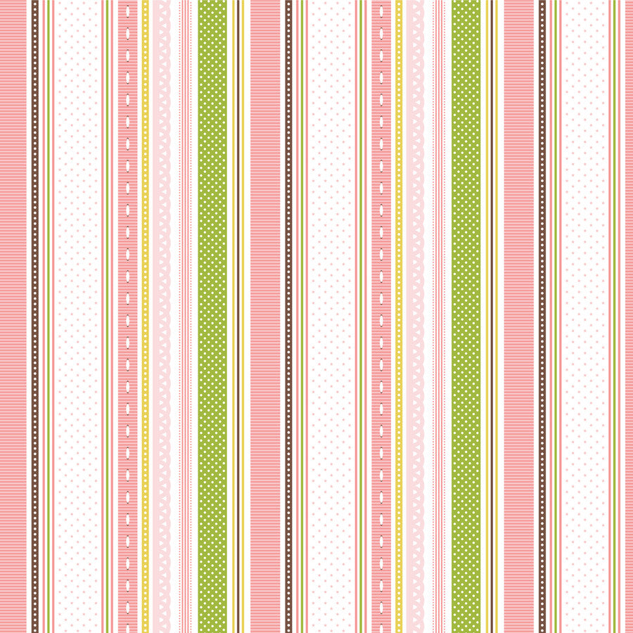 BABY RIBBONS - 12x12 Double-Sided Patterned Paper - Echo Park