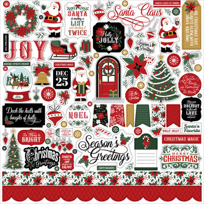 SANTA CLAUS 12x12 Collection Kit - Echo Park