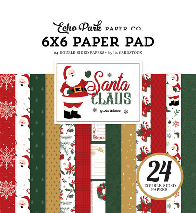 SANTA CLAUS 6x6 Paper Pad - Echo Park
