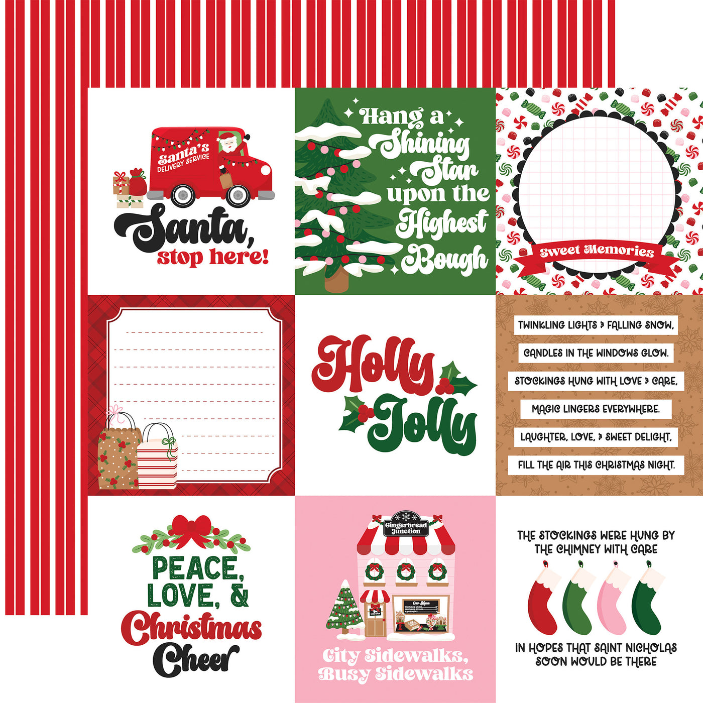 SANTA'S CHRISTMAS DELIVERY 12x12 Collection Kit - Echo Park