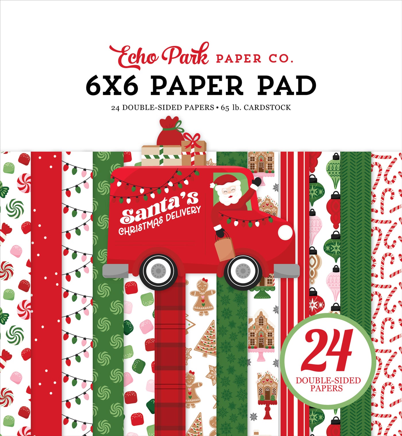 SANTA'S CHRISTMAS DELIVERY 6x6 Paper Pad - Echo Park