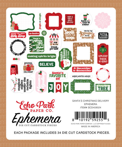 SANTA'S CHRISTMAS DELIVERY Ephemera - Echo Park