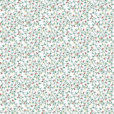 RED SNOWFLAKES - 12x12 Double-Sided Patterned Paper - Echo Park