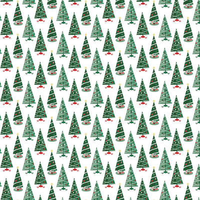 DECORATED TREES - 12x12 Double-Sided Patterned Paper - Echo Park