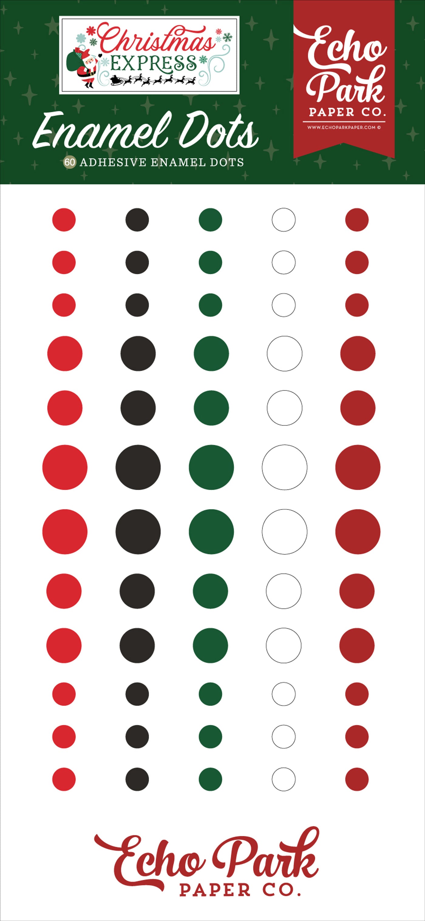 CHRISTMAS EXPRESS Enamel Dots - Echo Park